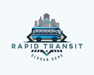 Shuttle - City Travel Bus logo design