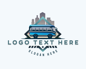 Road Trip - City Travel Bus logo design
