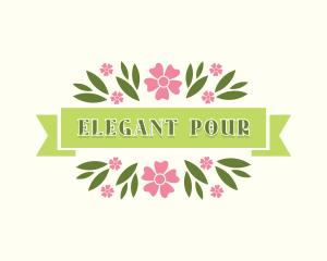 Floral Elegant Boutique logo design