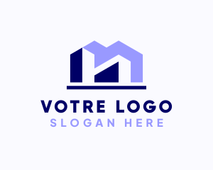 Violet - Violet Building Apartment logo design