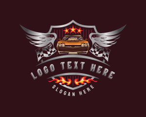 Engine - Car Racing Automotive logo design
