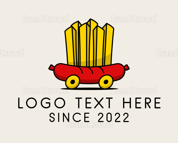 Fast Food Sausage Logo