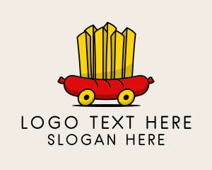 Fast Food Sausage  Logo