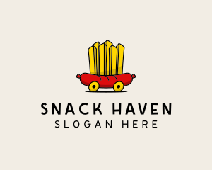 Fast Food Sausage  logo design