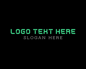 Advisory - Modern Tech Stencil Studio logo design