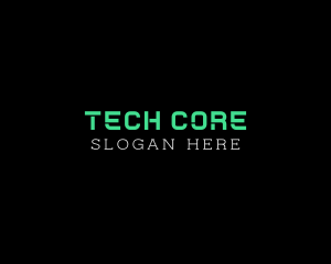 Modern Tech Stencil Studio logo design