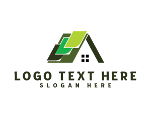 Land Developer - Property Roofing Maintenance logo design