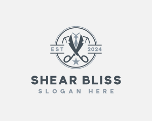 Barber Haircut Grooming logo design