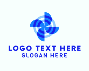 Propeller - Exhaust Propeller Blade logo design