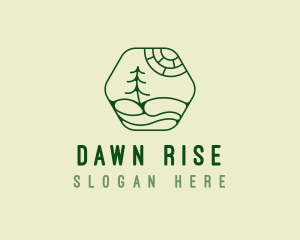 Green Landscape Park logo design