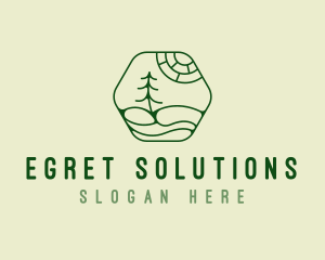 Green Landscape Park logo design