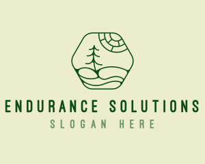 Green Landscape Park logo design