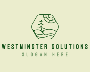 Green Landscape Park logo design