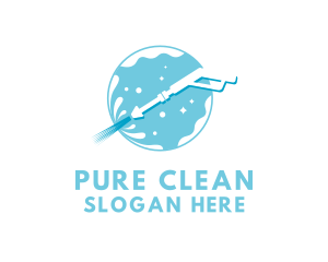 Hose Washer Cleaning logo design