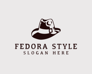 Fashion Fedora Hat logo design