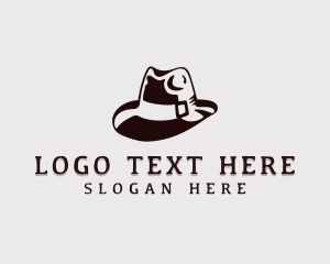 Vintage Fedora Hat Logo