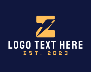 Yellow - Electric Power Thunder Letter Z logo design