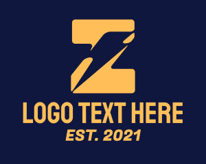 Thunder - Thunder Letter Z logo design