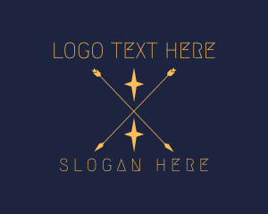 Blogger - Arrow Star Stylist logo design