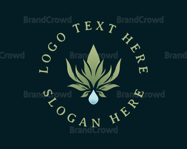 Natural Weed Cannabis Logo