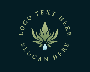 Marijuana - Natural Weed Cannabis logo design