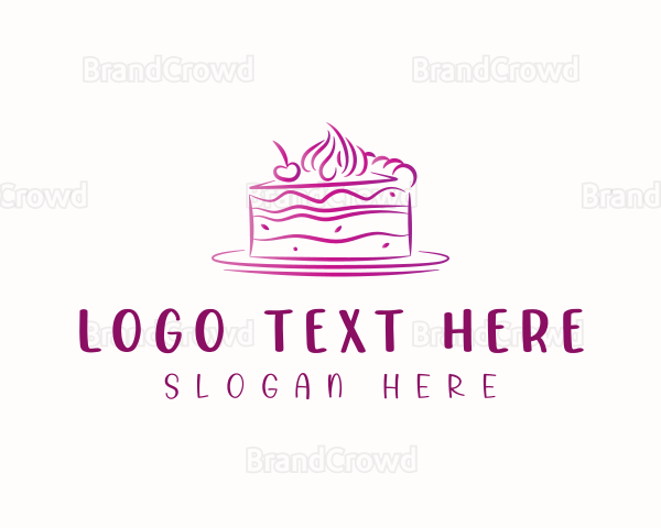 Baking Cake Dessert Logo