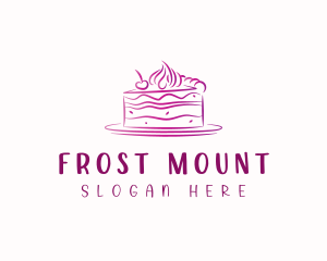 Baking Cake Dessert logo design