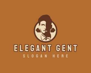 Retro Gentleman Father logo design