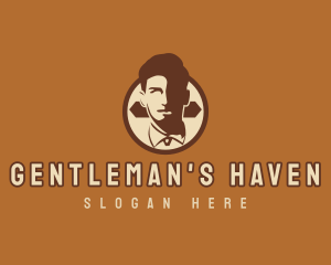 Retro Gentleman Father logo design