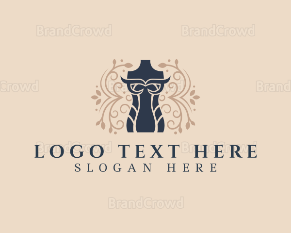 Elegant Mannequin Fashion Logo