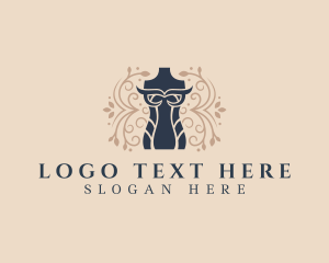 Fabric - Elegant Mannequin Fashion logo design