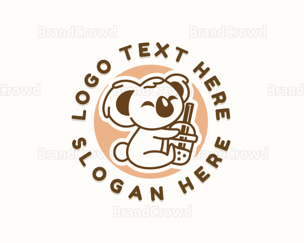 Koala Milk Tea Tapioca Logo