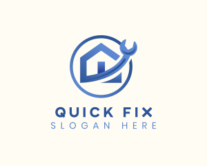 Wrench Repair Fix logo design