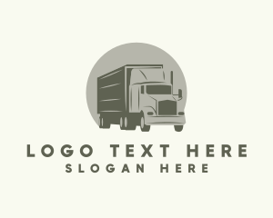 Trailer - Logistic Freight Trucking logo design