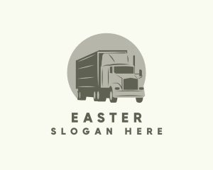Vehicle - Logistic Freight Trucking logo design