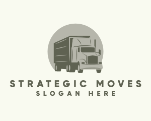 Logistic Freight Trucking logo design