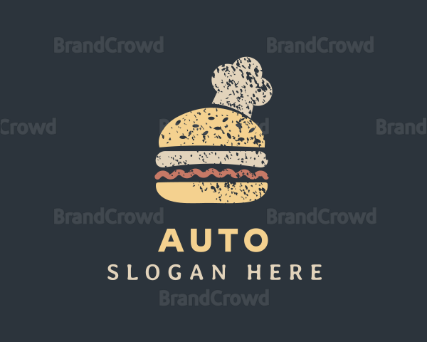 Chef Hat Hamburger Logo