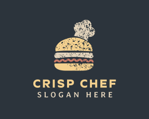 Chef Hat Hamburger logo design