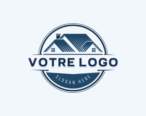 Roofing Maintenance Contractor logo design