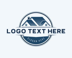 Real Estate - Roofing Maintenance Contractor logo design