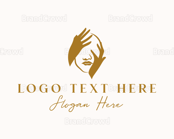 Hand Beauty Face Logo