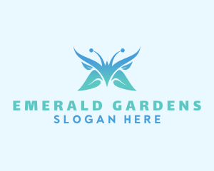 Botanical Butterfly Garden logo design