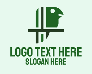 Pet - Green Bird Aviary logo design