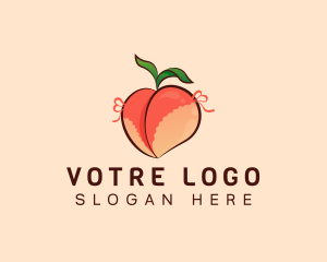 Sexy Lingerie Peach Logo