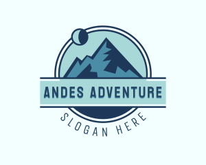 Mountain Adventure Hiking logo design