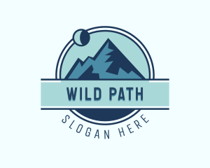 Adventure - Mountain Adventure Hiking logo design