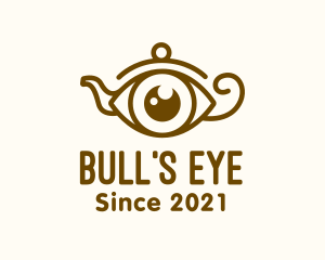 Genie Lamp Eye logo design