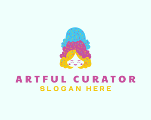 Ice Cream  Gelato Dessert logo design