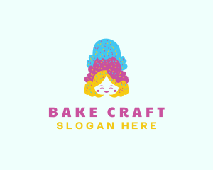 Ice Cream  Gelato Dessert logo design