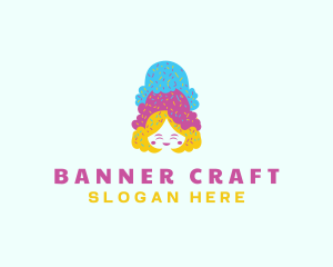 Ice Cream  Gelato Dessert logo design